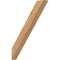 Ekena Millwork 3 1/2"W x 22"D x 30"H Traditional Smooth Knee Brace, Western Red Cedar BRC04X22X30TRA00SWR - alternate 1